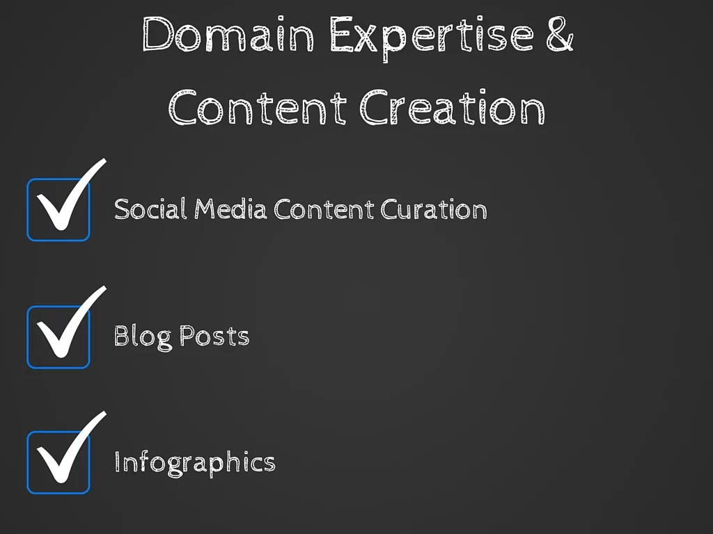 Domain Expertise And Content Creation Checklist